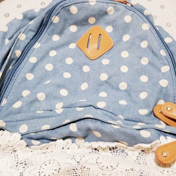 Polka dot backpack Nila Anthony (NWOT) main image 14